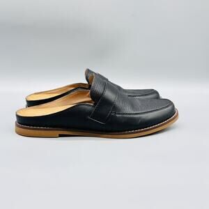 Taos Footwear Black Leather Loafers